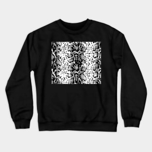 Modern Animal Skin Pattern Snake Crewneck Sweatshirt